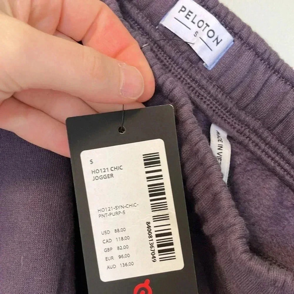 NWT Peloton Chic Jogger Purple - Picture 3 of 5